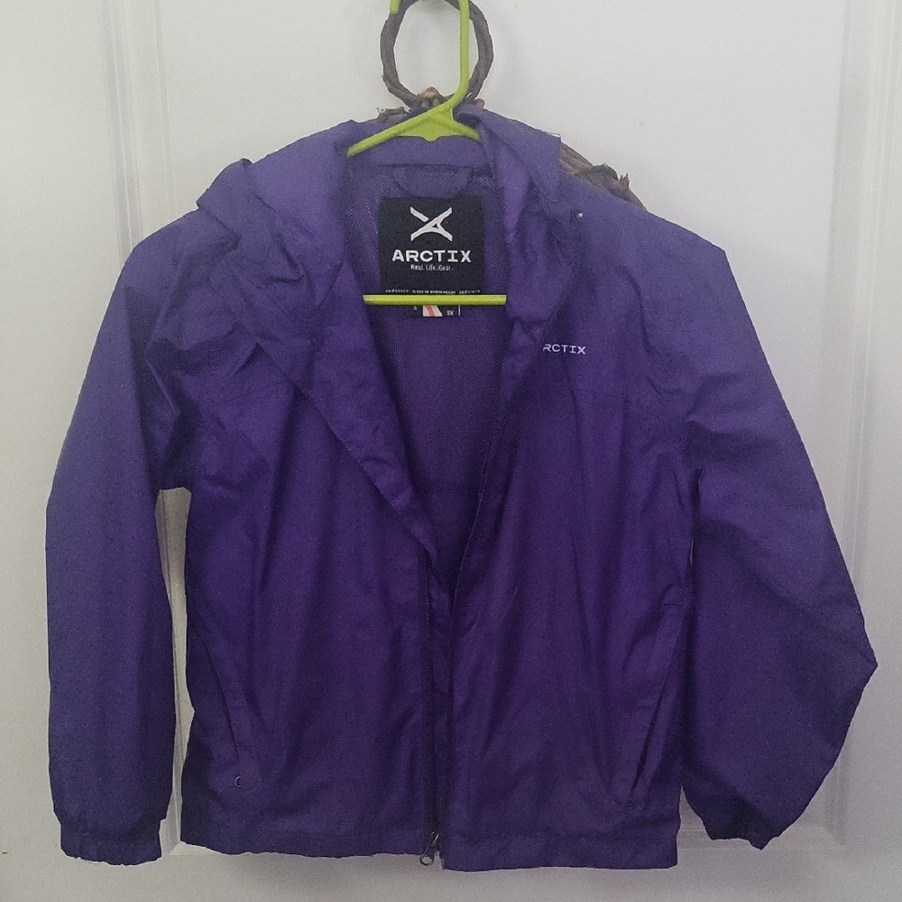 Arctix Kids Raincoat in Vibrant Purple